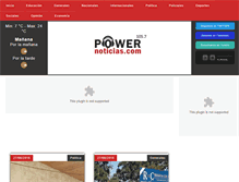 Tablet Screenshot of powernoticias.com